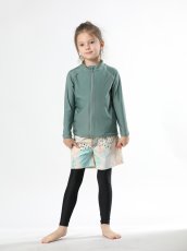 画像14: ラッシュガード レギンス キッズ ラッシュレギンス 水着 スパッツ スイムレギンス タイツ スイムウェア 男の子 女の子 紫外線対策 日焼け予防 水陸両用 uvカット プール 海 サーフィン (14)