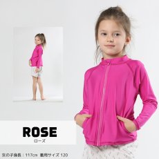 画像15: キャップなしロング袖水着ラッシュガード ッシュガード 水着 キッズ 男の子 女の子 スクール水着 子供ラッシュガード 長袖 フードなし uvカット 冷感 速乾 無地 水陸両用 水泳 学校用 120~160cm (15)