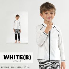 画像18: キャップなしロング袖水着ラッシュガード ッシュガード 水着 キッズ 男の子 女の子 スクール水着 子供ラッシュガード 長袖 フードなし uvカット 冷感 速乾 無地 水陸両用 水泳 学校用 120~160cm (18)