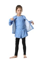 画像20: キッズ水着セット ラッシュガード タンクトップ パンツ付レギンス 2WAYオフショル セパレート水着 キッズ ジュニア 女子 女児 子供 女の子 UPF50+ UVカット　速乾冷感 (20)