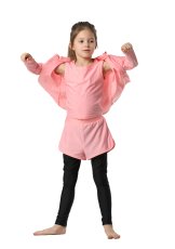 画像16: キッズ水着セット ラッシュガード タンクトップ パンツ付レギンス 2WAYオフショル セパレート水着 キッズ ジュニア 女子 女児 子供 女の子 UPF50+ UVカット　速乾冷感 (16)