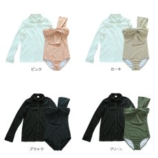 画像7: ワイシャツ ワンショールター モノキニ 2点セット水着 レディース 体型カバー 可愛い 2点セット セクシー 大人 韓国 無地 ビーチウェア 肌守り おしゃれ 海水浴場リゾート 温泉 旅行 (7)