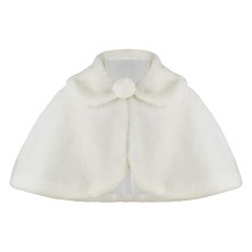 画像2: 子供 ドレス ファーボレロ (2)
