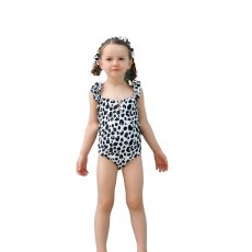 画像11: 水着 女の子 フリルワンピース 水玉柄 キッズ 水着 女の子 スイミング スイムウェア 水遊び　子供（小）水着 キッズ 女の子 ワンピース キッズ リボン 子ども用水着 水着 水泳 スイムウェア ウェアキッズ (11)