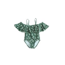画像20: オフォショルター KIDS水着  可愛い水着　子供（小）水着 キッズ 女の子 ワンピース キッズ リボン 子ども用水着 水着 ワンピース 水泳 スイムウェア ウェアキッズ (20)