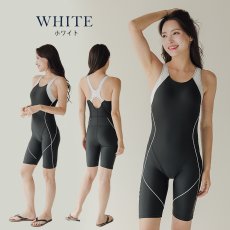 画像15: 競泳練習用水着 レディース フラントシーマ工程　スタイリッシュで機能的な一体型フィットネス水着 競泳からフィットネススイミング、アクアビクスまで幅広い用途に対応する実用的な水着　スイムキャップ付き (15)