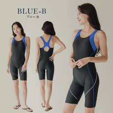 画像18: 競泳練習用水着 レディース フラントシーマ工程　スタイリッシュで機能的な一体型フィットネス水着 競泳からフィットネススイミング、アクアビクスまで幅広い用途に対応する実用的な水着　スイムキャップ付き (18)