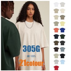 画像1: 305G Tシャツ21色半袖 無地 メンズ レディース (1)