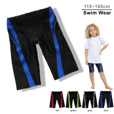 画像10: メンズ水着パンツ　School水着パンツ　スクール水着 男の子 小学生 ミドルタイプ スイムパンツ キッズ ジュニア 子供 学校水着　の子 【 サイズ選びに迷わない学校やスイミングで”使える”水着 】 ミドルスパッツ 競泳水着 UVカット 撥水加工 (10)