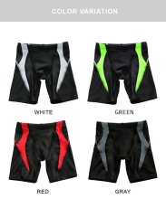 画像2: スクール水着　スイムパンツ 男の子用　男児水着パンツ　プール 海 水泳 ロングレングス スイム　キッズスクール水着 男の子用海パン セミロングタイプ[UPF50+紫外線対策加工] (2)