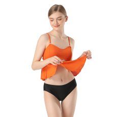 画像7: トップス　ショーツ　ショットパンツの水着３点セット レディース　2way セパレート ストラップ スイムドレス ホルターネック スカート セクシー 大人水着 ビーチ プール リゾート (7)