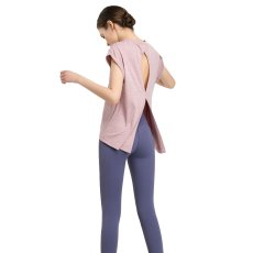 画像3: ヨガトップスTシャツ (3)