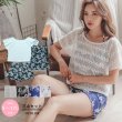 画像2: ショーツ付き外パンツ/ワンピース/トップス/体型カバー水着セット　レースウェア　水着素材ショットパンツ　ママ系水着　二次会水着　水陸両用スイムウェア　カップ付き　日本品質水着 (2)