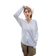 画像30: 新色増やし　ハイネック ハット付き UVカット ヒンヤリ 特殊素材 ラッシュガード UVカット パーカー レディース ミドル丈 涼しい 冷感 トップス 日焼け止め ラッシュガード 水着 軽量 速乾 通気性 つば ジップ 日焼け防止 体型カバー 長袖 (30)
