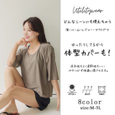画像5: インナー付きトップスとレギンスとショットパンツの体型カバー水着３点セット 水着 韓国風 かわいい 速乾性 スポーツ パッド付き 水泳用 水陸両用 普段着 女性用 (5)