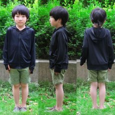 画像7: キッズ虫よけラッシュガード　男児女児兼用　虫よけUVカット　冷感ラッシュガード　蚊よけウェア　UVwear　アメリカー技術虫よけ　米軍も仕様　安全安心ウェア (7)