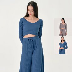 画像1: 2色ヨガウエア  (1)