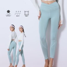 画像28: ヨガレギンス　ガパンツ レディース Skin シリーズ ヨガレギンス レディース ヨガウェア スポーツタイツ 9分丈 コットン 美尻 吸汗速乾 ハイウエスト トレーニング (28)
