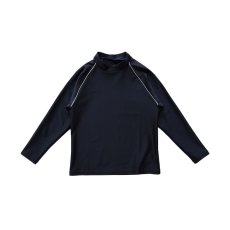 画像9: 長袖無地シンプルラインKIDS水着ウェア ラッシュガード キッズ 長袖 かぶり シャツ tシャツ 男の子 女の子  110 120 130 140 150 160 サイズ豊富 (9)