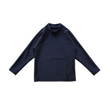 画像11: ロング袖無地シンプルKIDS水着ウェア キッズ 長袖 ラッシュガード Tシャツ UVカットUPF+50 子供用 水着 水陸両用  (11)