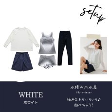 画像27: 無地　ロング袖体系カバーTシャツ　布帛ショットパンツ　レギンス　タンキニ上下セット　水着5点セット レディース 体型カバー ラッシュガード 長袖  5点セット フィットネス  (27)