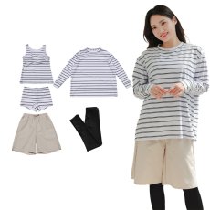 画像23: ロング袖Tシャツ　膝までロングショットパンツ　タンキニトップス　四角ショーツ　レギンス　５点セット水着 タンキニ水着 レディース 体型カバー 長袖シャツ ラッシュガード ハーフパンツ セット水着カバーアップ　 (23)