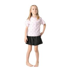 画像22: キッズ水着 セパレート 女の子 2点セット インナー付きショートパンツ インナー付きTシャツ 半袖 長袖 UVカット SPF50＋ かわいい おしゃれ 小学生　中学生　高校生 (22)