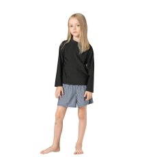 画像12: キッズ水着 セパレート 女の子 2点セット インナー付きショートパンツ インナー付きTシャツ 半袖 長袖 UVカット SPF50＋ かわいい おしゃれ 小学生　中学生　高校生 (12)