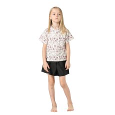 画像20: キッズ水着 セパレート 女の子 2点セット インナー付きショートパンツ インナー付きTシャツ 半袖 長袖 UVカット SPF50＋ かわいい おしゃれ 小学生　中学生　高校生 (20)