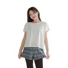 画像15: 水着Tシャツ　レギンス　パンツ　トップス　ショーツ　5点セット　体系カバー水着 レディース 水着 5点セット 長袖ラッシュガード 体型カバー セパレート ショートパンツ タンキニ オシャレ UVカット女性用長袖水着 接触冷感 水陸両用 ソフト肌触り (15)