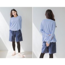 画像39: 体系カバー水着５点セット　Tシャツ　布帛サーフパンツ　レギンス　タンキニ上下セット運動服　ヨガ　スポーツウェア レディース ラッシュガード 上下セット 体型カバー セパレート タンキニ 長袖 レギンス uvカット upf50+ プール 海 水陸両用 無地シンプル色展開　 (39)