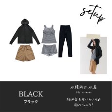 画像35: ファスナーつきラッシュバード とレギンスと布帛パンツとタンキニ上下セットの水着5点セット　水着 レディース ラッシュガード 上下セット 体型カバー セパレート タンキニ 長袖 5点セット フード付き ジップアップ レギンス uvカット upf50+ プール 海 水陸両用 (35)