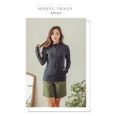 画像19: ラッシュガード　布帛ショットパンツ　タンキニ上下セット　レギンス　水着5点セット　体型カバー セパレート タンキニ 長袖 5点セット フード付き パーカー レギンス uvカットupf50+ プール 海 海水浴 サウナ　ヨガウェア (19)