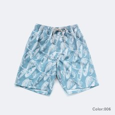 画像14: 膝まで布帛メンズパンツ　水が溜まらない　メッシュインナー付き　布帛速乾素材　ポケット付き　ウェスト調整紐　膝まで長さ　男用水着パンツ　ランニング　無地シンプル　プリント柄 (14)