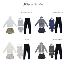 画像13: 水着４点セット ラッシュガードセット ラッシュガード ショットパンツ スポーツブラ ショーツ 水着体系カバー スイムウェア レディース 体型カバー タンキニ くすみカラー タンクトップ ハーフパンツ  長袖 UVカット (13)