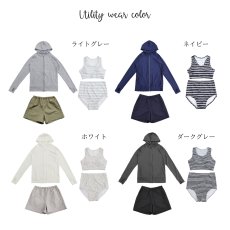画像20: ４点セット  レデイース水着 ラッシュガード ショットパンツ スポーツブラ ショーツ 水着体系カバー４セット　体系カバー水着　スイムウェア レディース 体型カバー タンキニ 長袖 ママ系水着 (20)