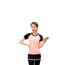 画像15: ヨガ2点セット ヨガウェア 上下セット レディース 体型カバー 半袖 Tシャツ ハイウエスト ヨガパンツ レギンス ピラティス トレーニング ジム スポーツウェア 吸汗速乾 伸縮通気 (15)