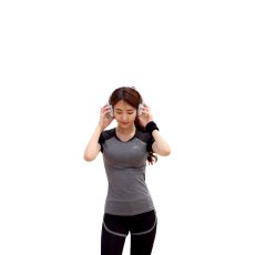 画像18: ヨガ2点セット ヨガウェア 上下セット レディース 体型カバー 半袖 Tシャツ ハイウエスト ヨガパンツ レギンス ピラティス トレーニング ジム スポーツウェア 吸汗速乾 伸縮通気 (18)