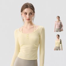 画像1: 2色ヨガウエア (1)