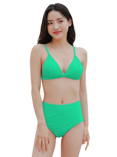 画像2: 特殊素材のビキニセット