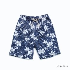 画像18: 膝まで布帛メンズパンツ　水が溜まらない　メッシュインナー付き　布帛速乾素材　ポケット付き　ウェスト調整紐　膝まで長さ　男用水着パンツ　ランニング　無地シンプル　プリント柄 (18)