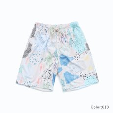 画像21: 膝まで布帛メンズパンツ　水が溜まらない　メッシュインナー付き　布帛速乾素材　ポケット付き　ウェスト調整紐　膝まで長さ　男用水着パンツ　ランニング　無地シンプル　プリント柄 (21)