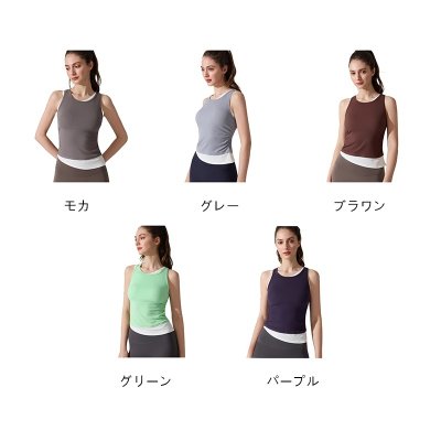 画像1: 5色ヨガウエア
