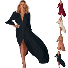 画像1: 4色ビーチドレス (1)