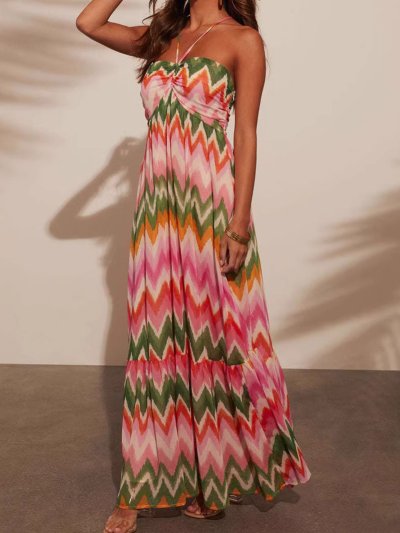 画像1: 1色ビーチドレス