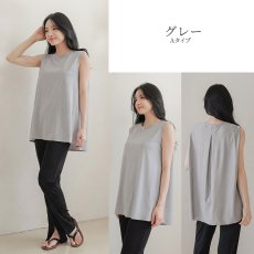 画像18: 一体型のインナー付きラッシュワンピースとパンツセット水着、どちらも　一体型のインナー付き、まるで洋服のように気になるお腹や太ももをしっかり隠せる、着替えがラクな一体型 (18)