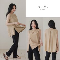 画像19: 一体型のインナー付きラッシュワンピースとパンツセット水着、どちらも　一体型のインナー付き、まるで洋服のように気になるお腹や太ももをしっかり隠せる、着替えがラクな一体型 (19)