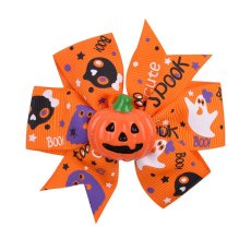 画像4: 5色ハロウィンヘアクリップ (4)