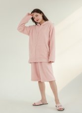 画像18: ZIP 猫耳フードパーカーとショットパンツセット  ZIP 猫耳フードパーカーとショットパンツセットレデイースパジャマ　フードパーカーとショットパンツセット ルームウェア レディース パジャマ (18)